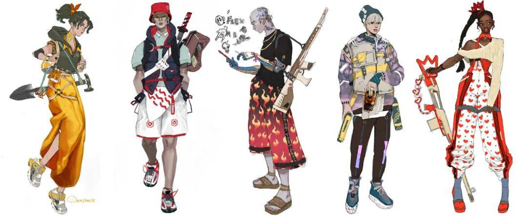 怪不得這么潮！原來是服裝設(shè)計(jì)轉(zhuǎn)原畫的設(shè)計(jì)大佬<strong></p>
<p>服裝設(shè)計(jì)
</strong>，各種時(shí)尚元素搭配拿捏到位-7.GAME:服裝設(shè)計(jì)
